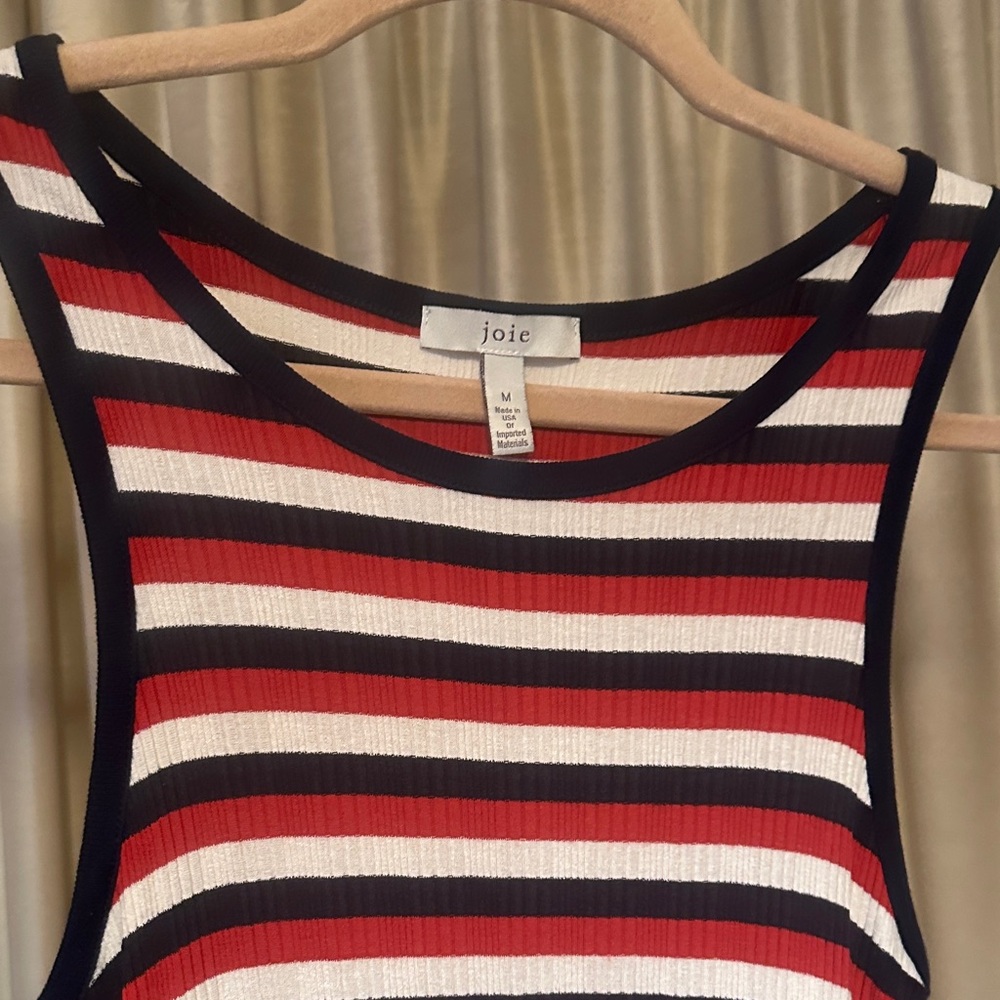 Joie Multicolor Striped Sleeveless Top